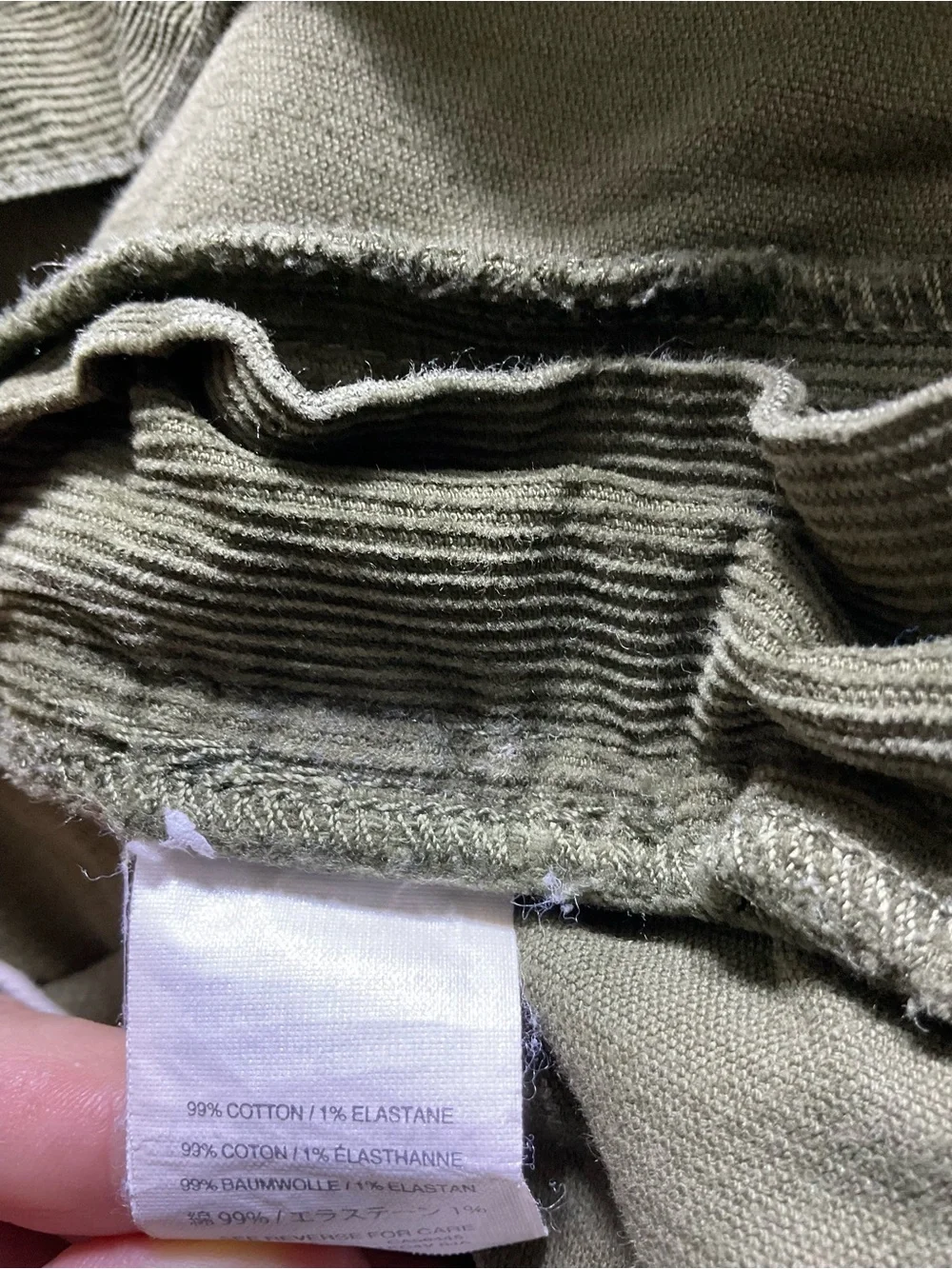J. Crew approximate measurements